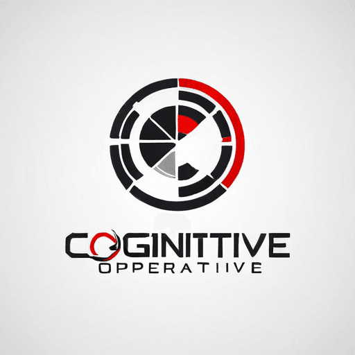 AI Design for a logo for a dissident, dynamic modern company called "cognitive operative"