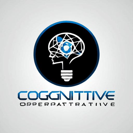 AI Design for a logo for a dissident, dynamic modern company called "cognitive operative"