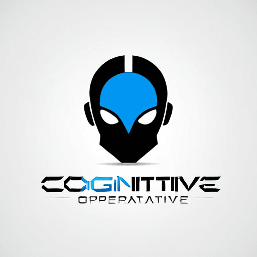 AI Design for a logo for a dissident, dynamic modern company called "cognitive operative"