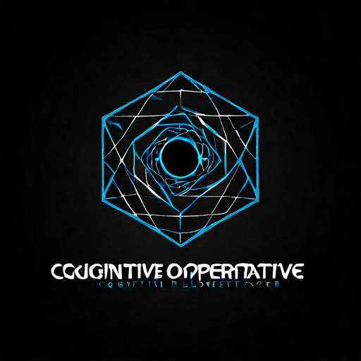 AI Design for a logo for a dissident, dynamic modern company called "cognitive operative"