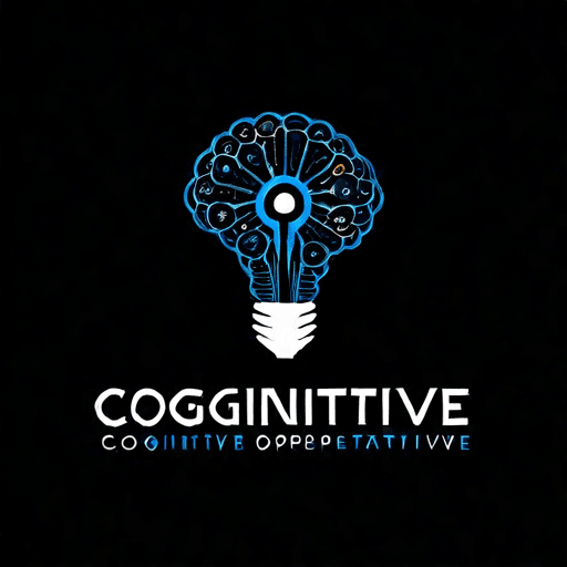 AI Design for a logo for a dissident, dynamic modern company called "cognitive operative"