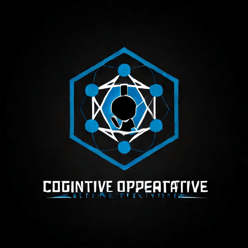 AI Design for a logo for a dissident, dynamic modern company called "cognitive operative"