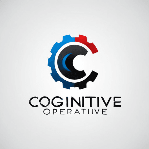 AI Design for a logo for a dissident, dynamic modern company called "cognitive operative"