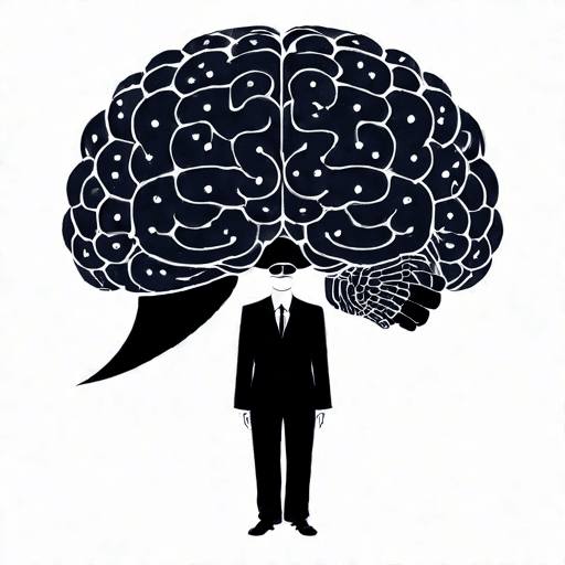 AI Design for a logo for a dissident, dynamic modern company called "cognitive operative"
