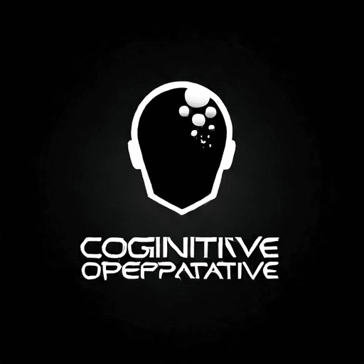 AI Design for a logo for a dissident, dynamic modern company called "cognitive operative"
