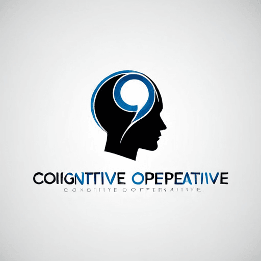 AI Design for a logo for a dissident, dynamic modern company called "cognitive operative"