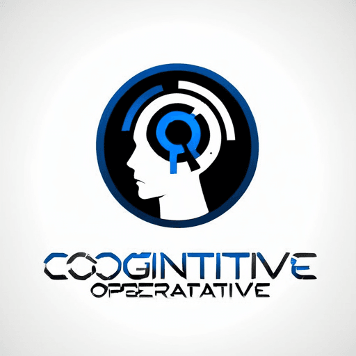 AI Design for a logo for a dissident, dynamic modern company called "cognitive operative"