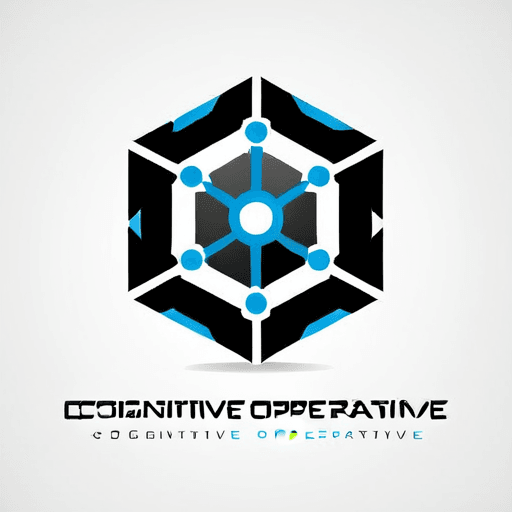 AI Design for a logo for a dissident, dynamic modern company called "cognitive operative"