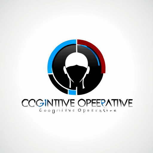 AI Design for a logo for a dissident, dynamic modern company called "cognitive operative"