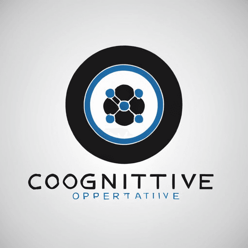 AI Design for a logo for a dissident, dynamic modern company called "cognitive operative"