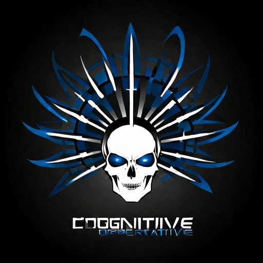AI Design for a logo for a dissident, dynamic modern company called "cognitive operative"