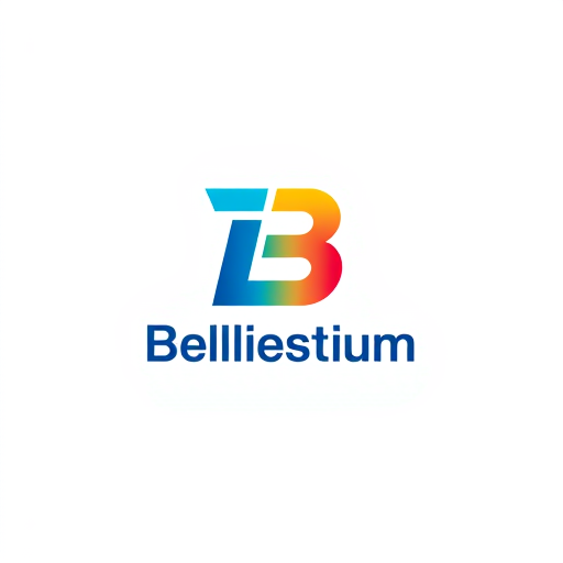 AI Design for all in delivery system start with B letter with symbolism with multi color