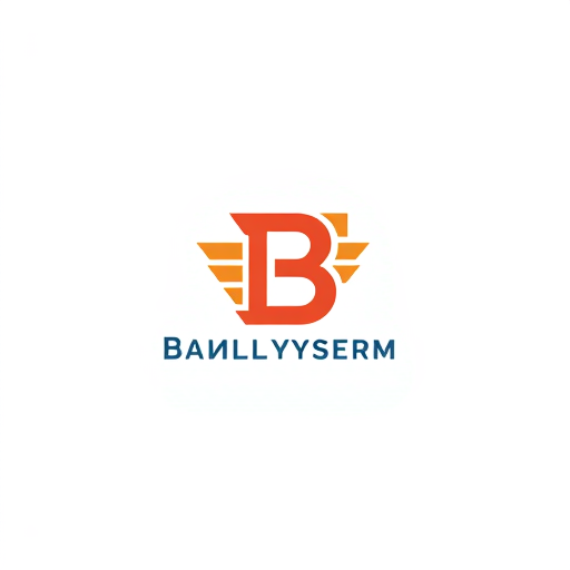 AI Design for all in delivery system start with B letter with symbolism