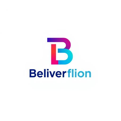 AI Design for all in delivery system start with B letter with symbolism meaning and multi color