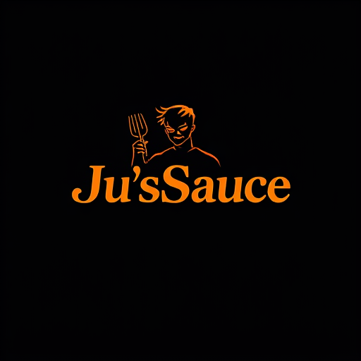 AI Design for keep JusSauce name and make a guy behind it