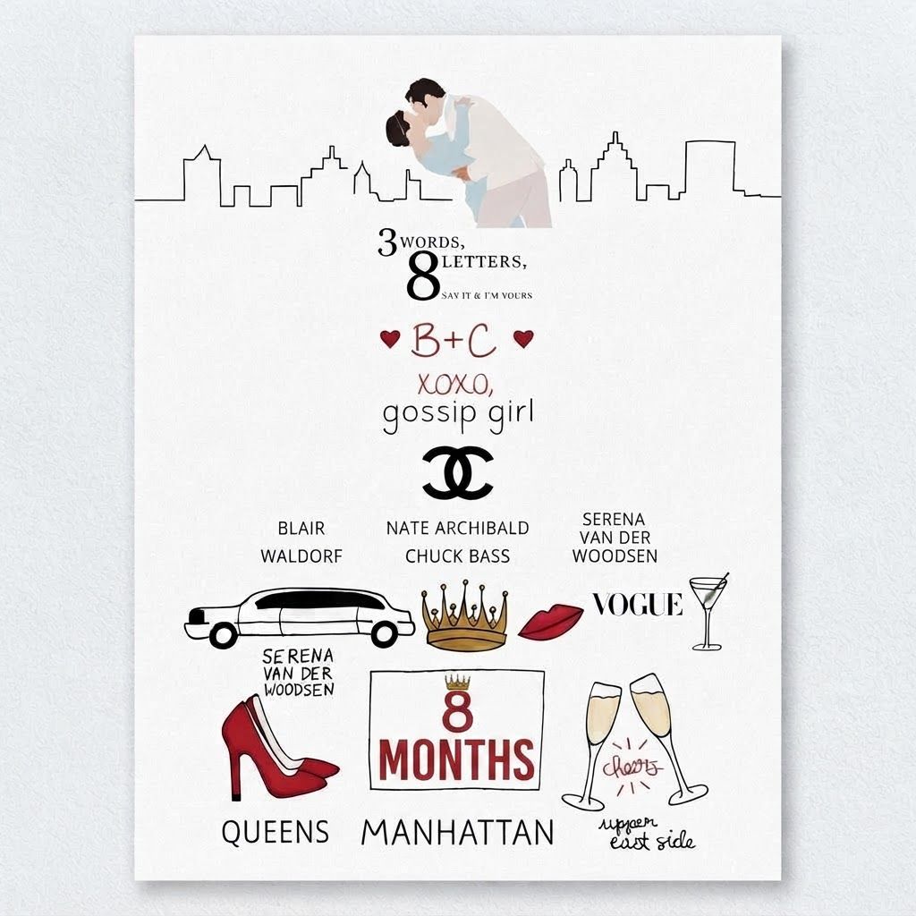 Cambia las letras que dicen S + B por " B + C ". Y cambia las letras que dicen "hotel empire" por " 8 months".