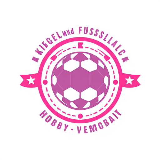 AI Design for Kegel und Fussball hobby verein (pink)
