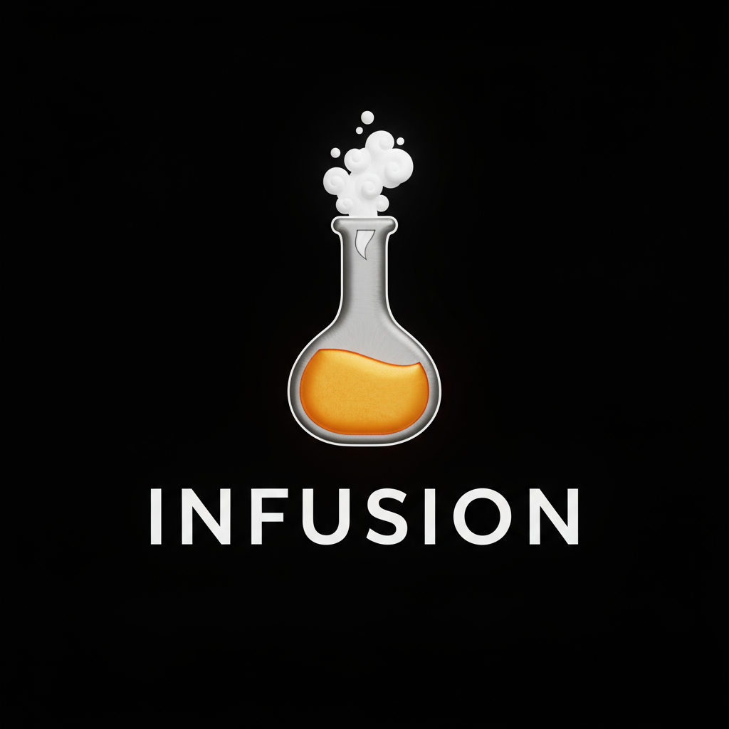 AI Design for put the letters in white, add a 3d look to the logo without having a glass alembic