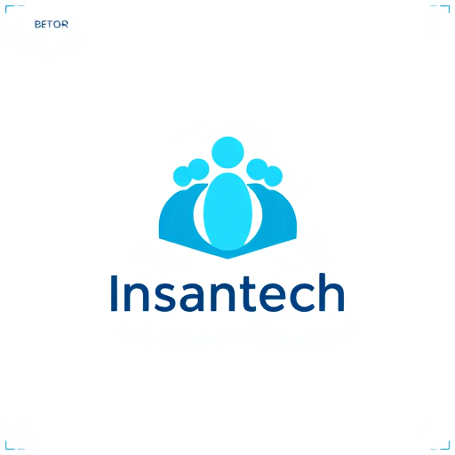 AI Design for make it before after app with people logo, with text "Insantech, Remove background photo"