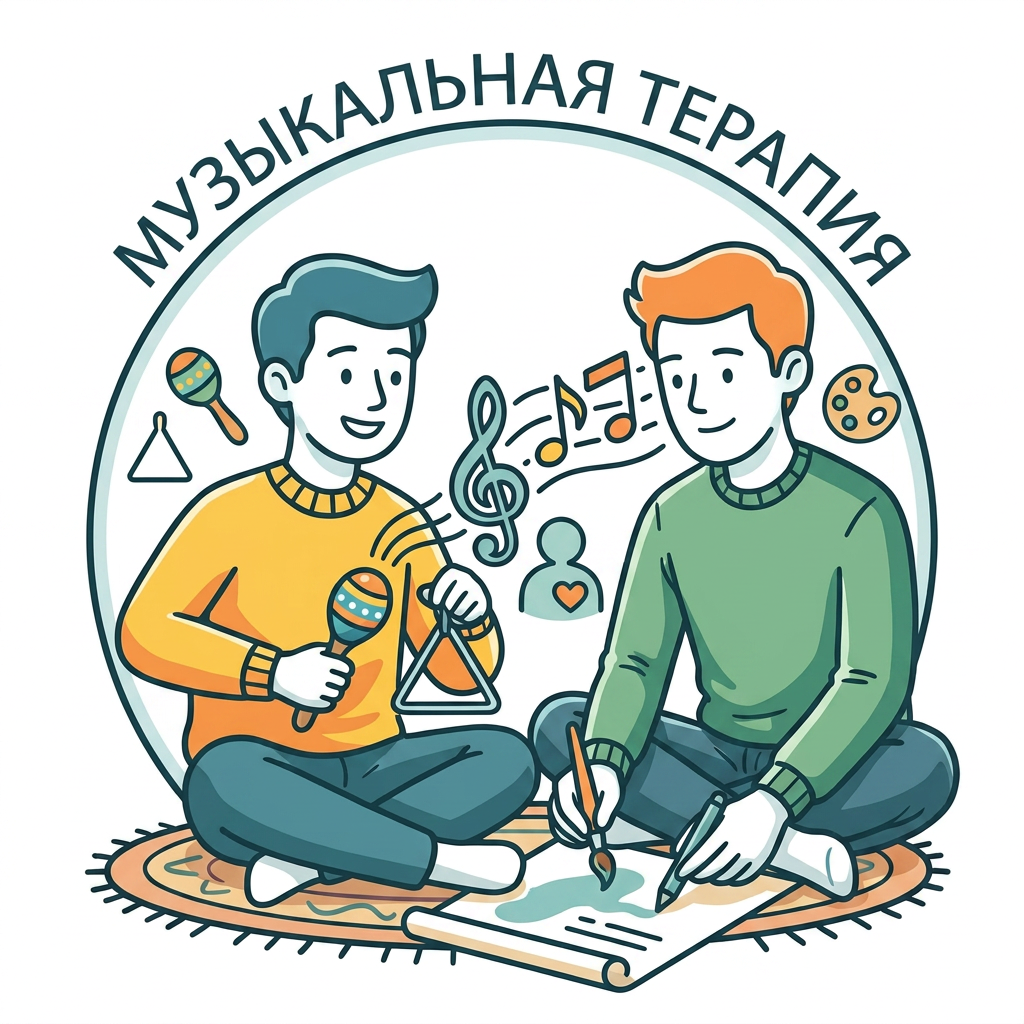 AI Design for Создай значок музыкальной терапии на основе этой картинки