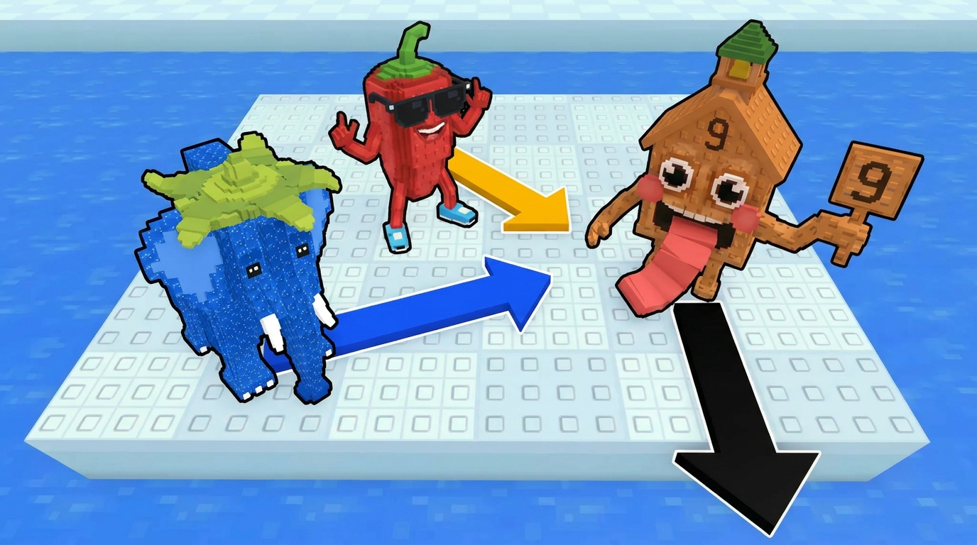 AI Design for put the chillis arrow in the center of its body instead of putting it to the side of the chilli, and move the chilli back just a little so the arrow doesnt overlap with others also replace the cat with this brainrot: