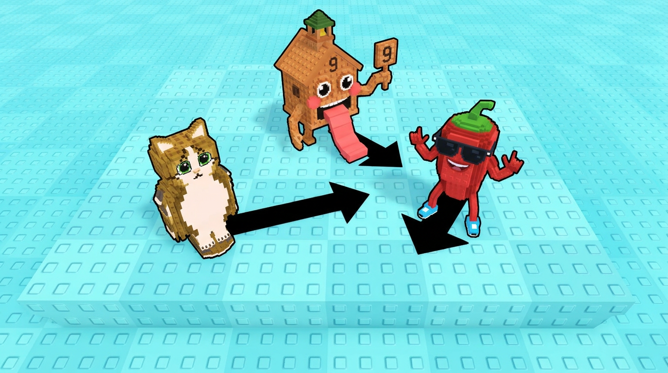AI Design for replace the penguins with these three characters ensure that all arrows have the color black and change this to the water texture dont distort the water visuals completely replace the penguins dont leave remnents of their visuals behind