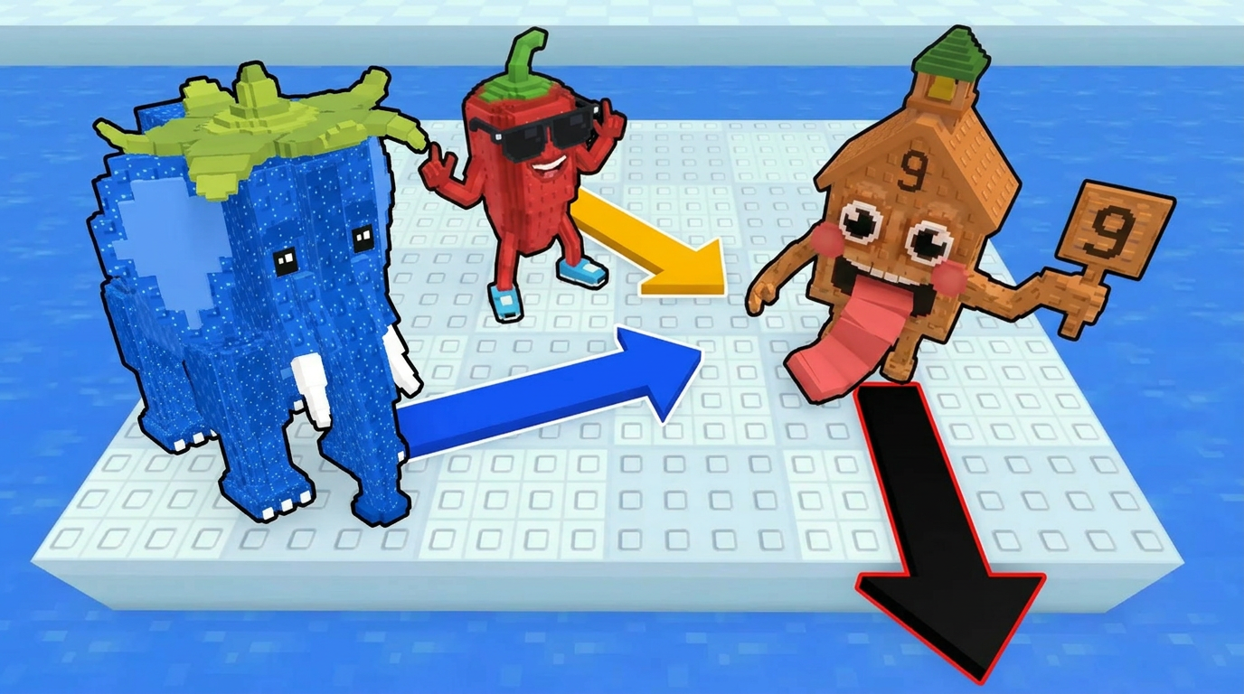 AI Design for put the chillis arrow in the center of its body instead of putting it to the side of the chilli, and move the chilli back just a little so the arrow doesnt overlap with others also replace the cat with this brainrot: