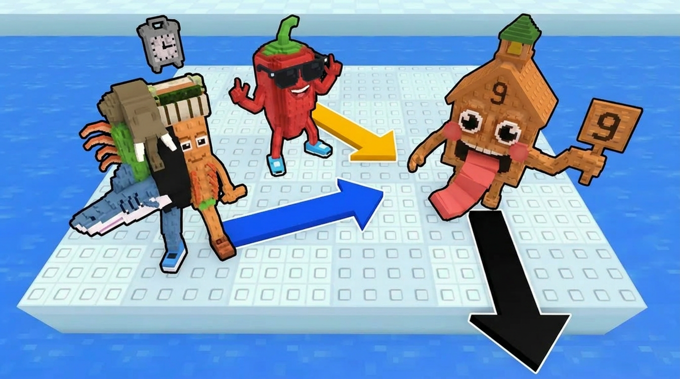 AI Design for put the chillis arrow in the center of its body instead of putting it to the side of the chilli also replace the cat with this brainrot: