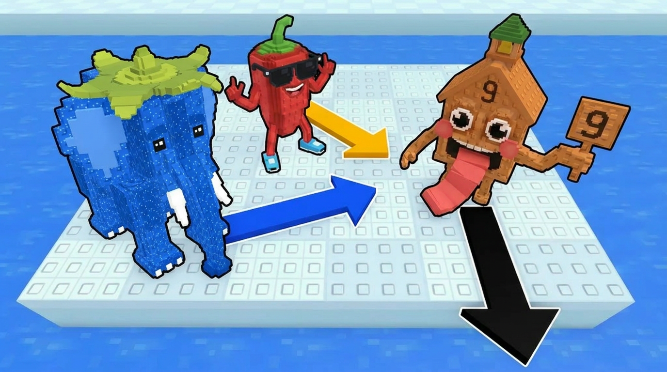 AI Design for put the chillis arrow in the center of its body instead of putting it to the side of the chilli, and move the chilli back just a little so the arrow doesnt overlap with others also replace the cat with this brainrot: