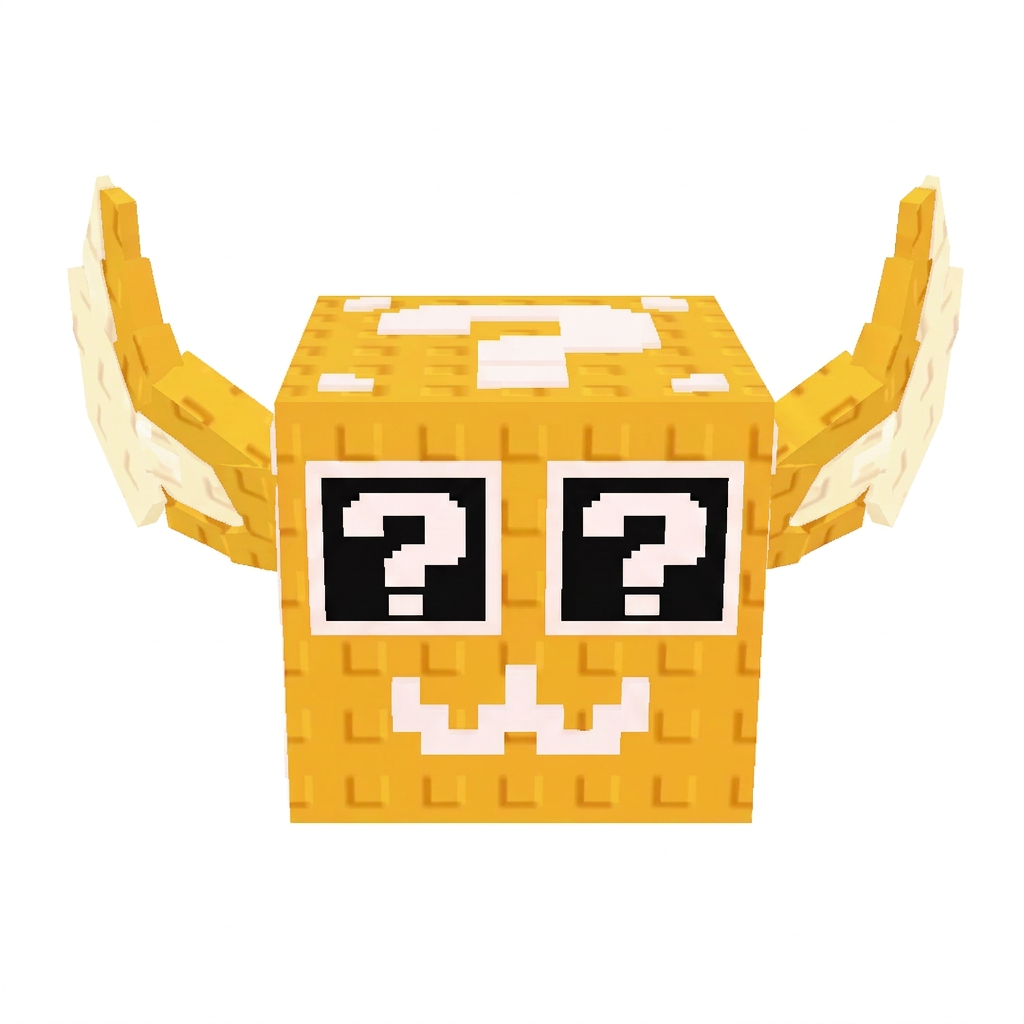 make this lucky block face yellow instead of red DO NOT CHANGE THE STYLE DO NOT CHANGE ANYTHING ELSE