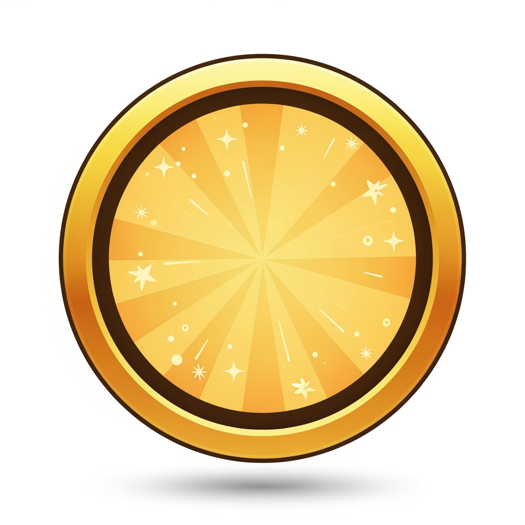 Create a custom circular-themed background for this Roblox gamepass icon. Do not change the main icon, object, character, colors, or shape. Only redesign the background behind it.

The goal is to make the icon feel like part of a unified gamepass set, not a random one-off icon. Use a clear shared visual theme that could be reused across every gamepass in the shop.

Theme direction:
Use a bold circular badge style with a cartoonish Roblox look. The background should have a consistent frame, rim, glow, shadow, and subtle decorative pattern that can work behind different gamepass icons. Think of a clean premium shop icon set where every pass has the same recognizable background system, but the center object changes.

The background should include:

A strong circular badge frame
A simple inner gradient or glow
Subtle cartoon shapes, sparkles, rays, dots, or pattern details
Depth through soft shadows and highlights
A reusable visual identity across all gamepasses

Avoid:

Plain flat colors
Generic blurry gradients
Random effects that only fit this one icon
Changing the original icon
Adding text
Making the background too busy

Keep it clean, bold, readable, and recognizable at small Roblox marketplace icon size.