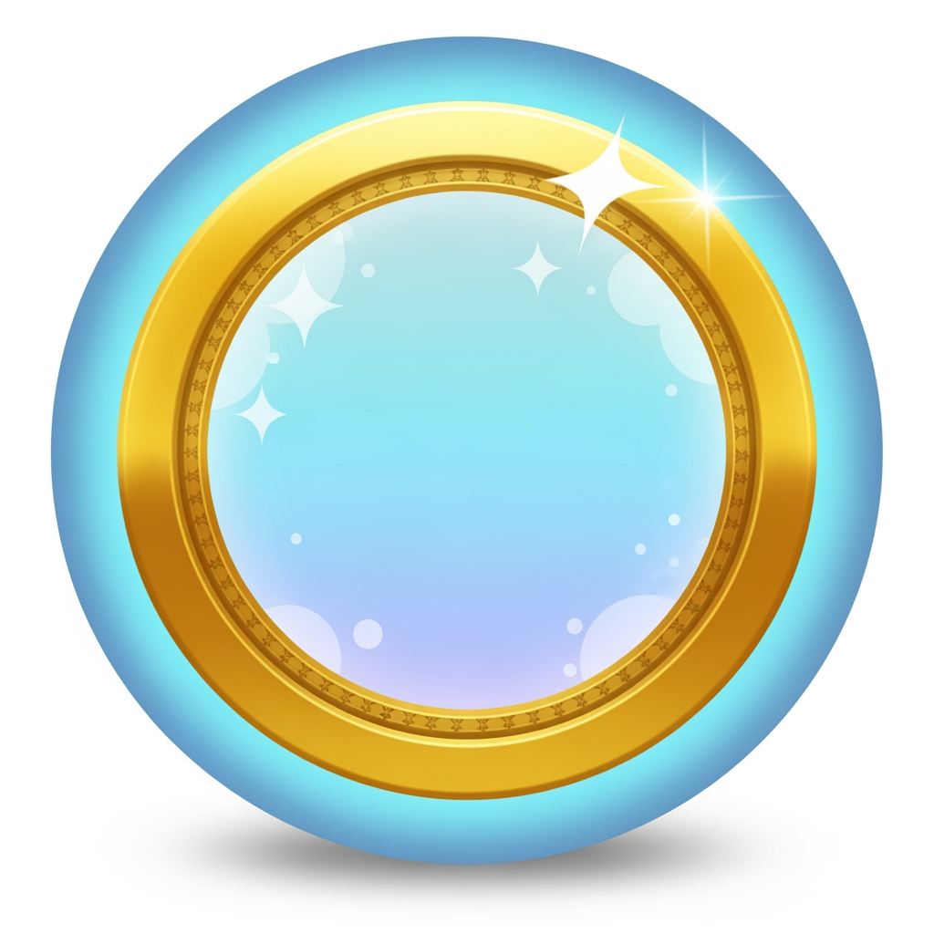 Create a custom circular-themed background for this Roblox gamepass icon. Do not change the main icon, object, character, colors, or shape. Only redesign the background behind it.

The goal is to make the icon feel like part of a unified gamepass set, not a random one-off icon. Use a clear shared visual theme that could be reused across every gamepass in the shop.

Theme direction:
Use a bold circular badge style with a cartoonish Roblox look. The background should have a consistent frame, rim, glow, shadow, and subtle decorative pattern that can work behind different gamepass icons. Think of a clean premium shop icon set where every pass has the same recognizable background system, but the center object changes.

The background should include:

A strong circular badge frame
A simple inner gradient or glow
Subtle cartoon shapes, sparkles, rays, dots, or pattern details
Depth through soft shadows and highlights
A reusable visual identity across all gamepasses

Avoid:

Plain flat colors
Generic blurry gradients
Random effects that only fit this one icon
Changing the original icon
Adding text
Making the background too busy

Keep it clean, bold, readable, and recognizable at small Roblox marketplace icon size.