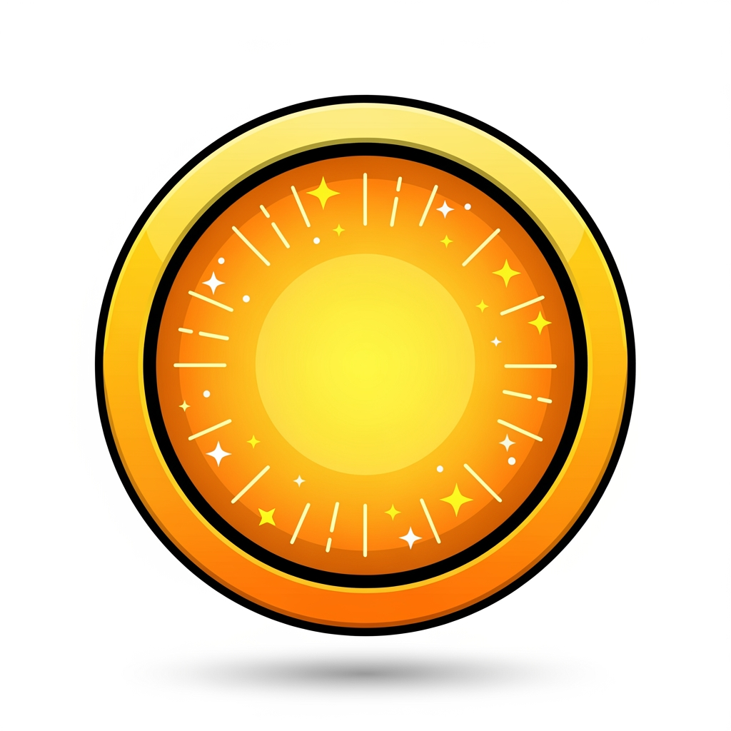Create a custom circular-themed background for this Roblox gamepass icon. Do not change the main icon, object, character, colors, or shape. Only redesign the background behind it.

The goal is to make the icon feel like part of a unified gamepass set, not a random one-off icon. Use a clear shared visual theme that could be reused across every gamepass in the shop.

Theme direction:
Use a bold circular badge style with a cartoonish Roblox look. The background should have a consistent frame, rim, glow, shadow, and subtle decorative pattern that can work behind different gamepass icons. Think of a clean premium shop icon set where every pass has the same recognizable background system, but the center object changes.

The background should include:

A strong circular badge frame
A simple inner gradient or glow
Subtle cartoon shapes, sparkles, rays, dots, or pattern details
Depth through soft shadows and highlights
A reusable visual identity across all gamepasses

Avoid:

Plain flat colors
Generic blurry gradients
Random effects that only fit this one icon
Changing the original icon
Adding text
Making the background too busy

Keep it clean, bold, readable, and recognizable at small Roblox marketplace icon size.