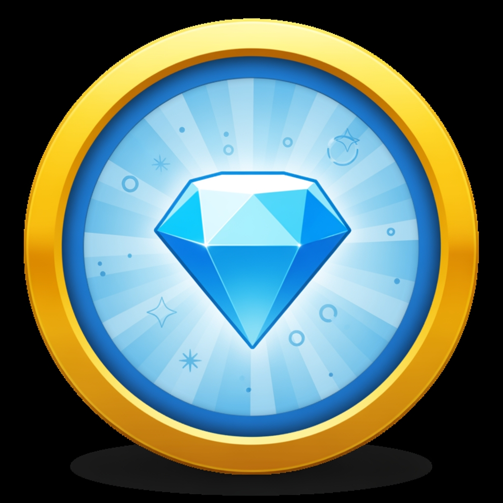 Create a custom circular-themed background for this Roblox gamepass icon. Do not change the main icon, object, character, colors, or shape. Only redesign the background behind it.

The goal is to make the icon feel like part of a unified gamepass set, not a random one-off icon. Use a clear shared visual theme that could be reused across every gamepass in the shop.

Theme direction:
Use a bold circular badge style with a cartoonish Roblox look. The background should have a consistent frame, rim, glow, shadow, and subtle decorative pattern that can work behind different gamepass icons. Think of a clean premium shop icon set where every pass has the same recognizable background system, but the center object changes.

The background should include:

A strong circular badge frame
A simple inner gradient or glow
Subtle cartoon shapes, sparkles, rays, dots, or pattern details
Depth through soft shadows and highlights
A reusable visual identity across all gamepasses

Avoid:

Plain flat colors
Generic blurry gradients
Random effects that only fit this one icon
Changing the original icon
Adding text
Making the background too busy

Keep it clean, bold, readable, and recognizable at small Roblox marketplace icon size.