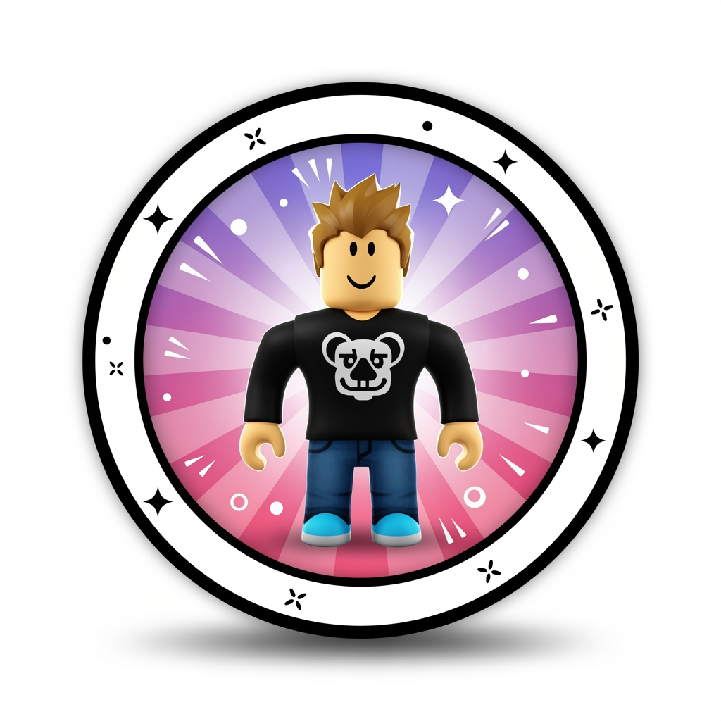 Create a custom circular-themed background for this Roblox gamepass icon. Do not change the main icon, object, character, colors, or shape. Only redesign the background behind it.

The goal is to make the icon feel like part of a unified gamepass set, not a random one-off icon. Use a clear shared visual theme that could be reused across every gamepass in the shop.

Theme direction:
Use a bold circular badge style with a cartoonish Roblox look. The background should have a consistent frame, rim, glow, shadow, and subtle decorative pattern that can work behind different gamepass icons. Think of a clean premium shop icon set where every pass has the same recognizable background system, but the center object changes.

The background should include:

A strong circular badge frame
A simple inner gradient or glow
Subtle cartoon shapes, sparkles, rays, dots, or pattern details
Depth through soft shadows and highlights
A reusable visual identity across all gamepasses

Avoid:

Plain flat colors
Generic blurry gradients
Random effects that only fit this one icon
Changing the original icon
Adding text
Making the background too busy

Keep it clean, bold, readable, and recognizable at small Roblox marketplace icon size.