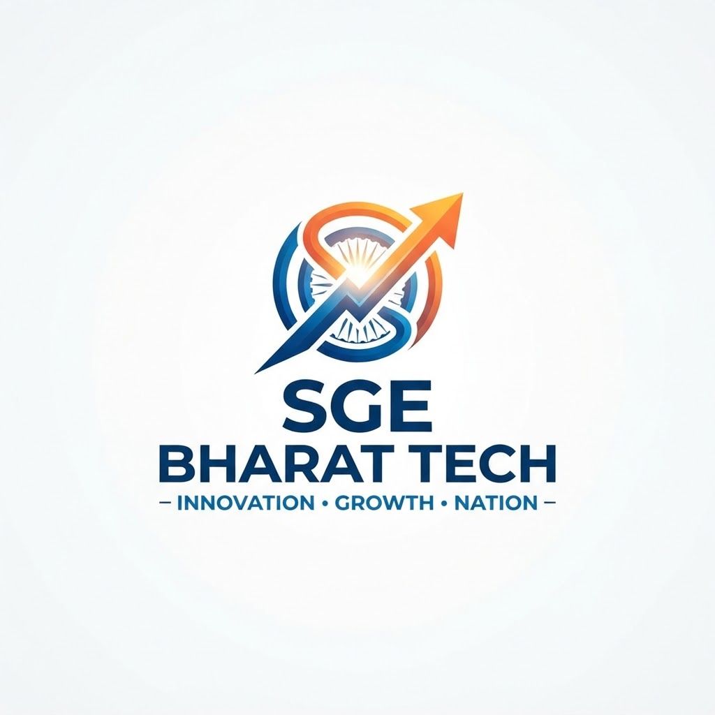 AI Design for make it logo for SGE Bharat Tech