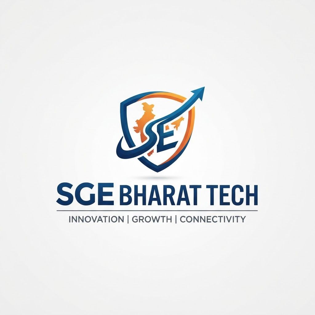 AI Design for make it logo for SGE Bharat Tech