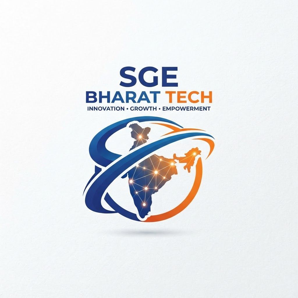 AI Design for make it logo for SGE Bharat Tech