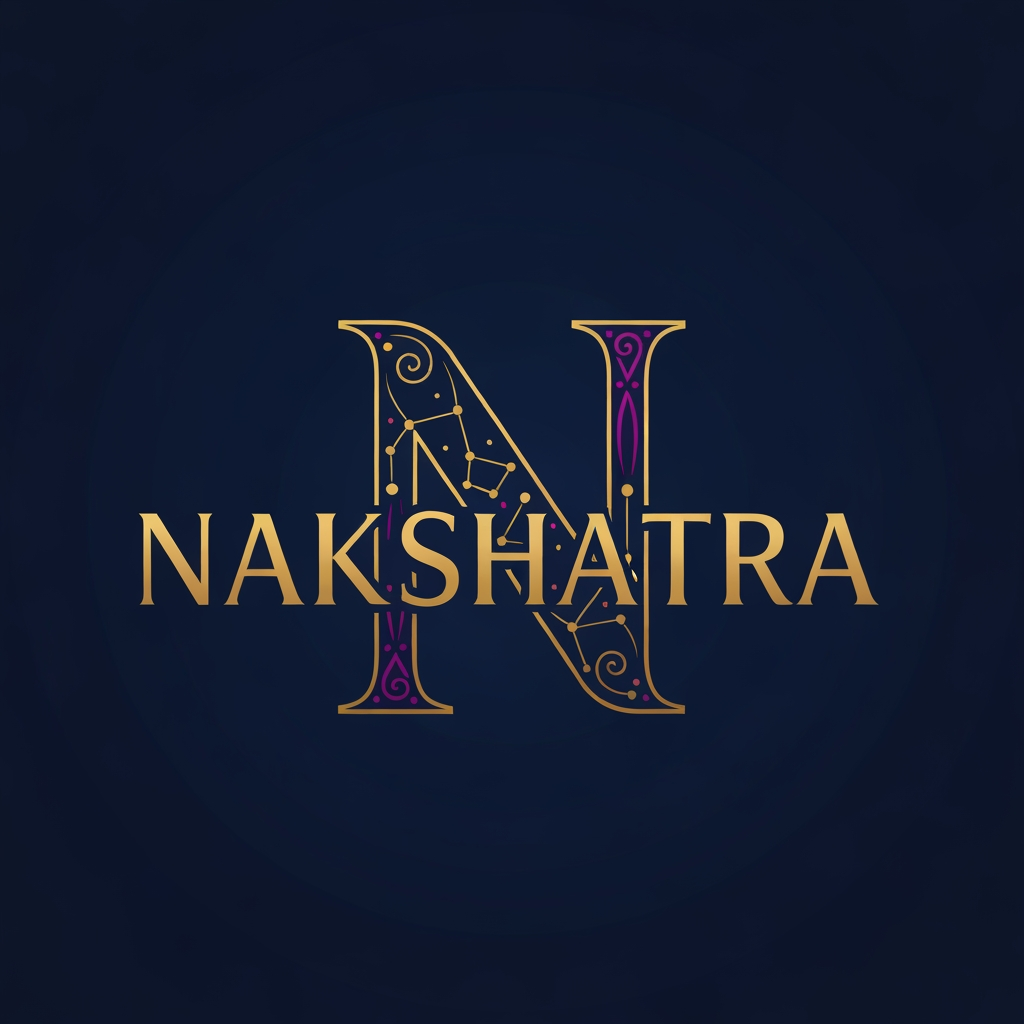 AI Design for Generate a logo called Nakshatra with focus on N