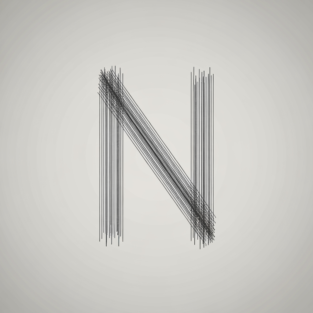 AI Design for Minimal N as a stars made of lines