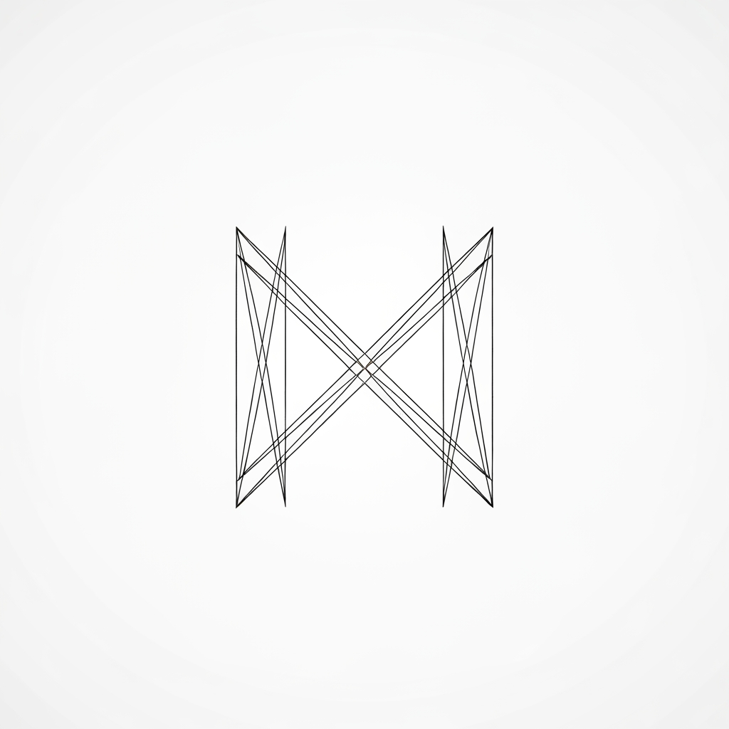 AI Design for Minimal N as a stars made of lines