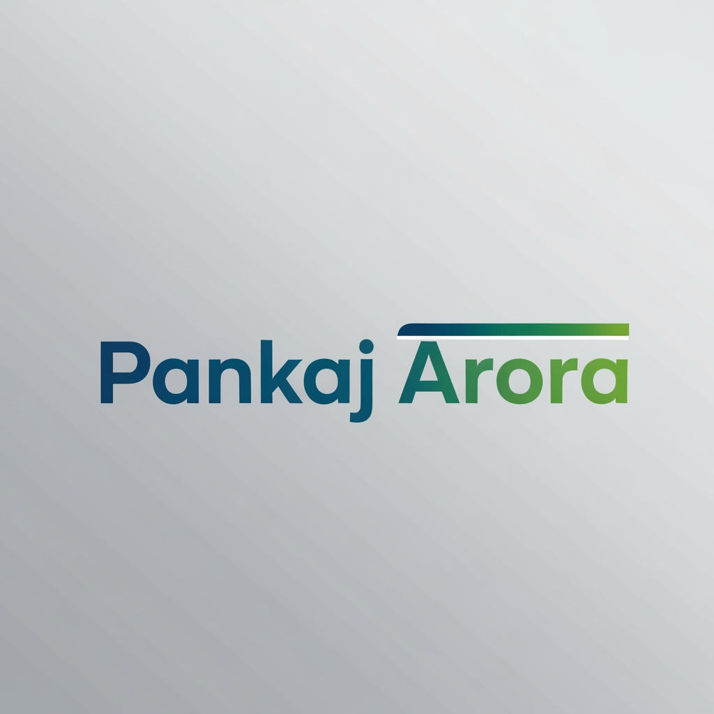 Pankaj Arora logo design