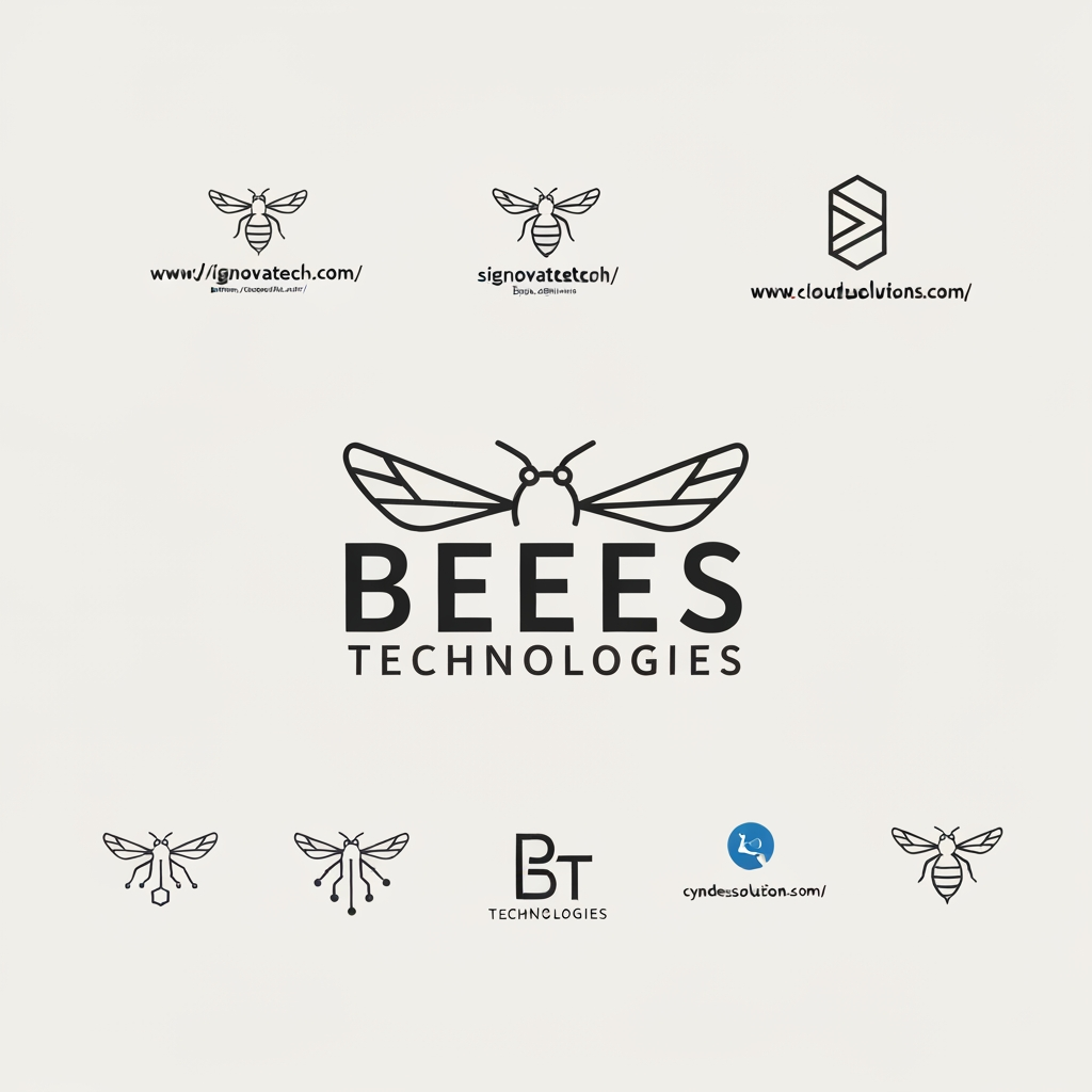 AI Design for You are a world-class Brand Identity Designer with 20+ years of experience creating logos for Fortune 500 technology companies.

Your task is to design a completely original, memorable, and premium logo for:

BEES TECHNOLOGIES

IMPORTANT

Do NOT copy or closely resemble any existing logo.

Take inspiration only from the overall branding philosophy of these technology companies:

https://www.astiltd.com/
https://www.signovatetech.com/
https://www.cloudussoft.com/
https://www.cyndessolutions.com/
http://www.atechcc.com/

Each of these companies has a clean, modern, and distinctive identity. Create a logo that feels equally professional while establishing a unique visual identity for BEES TECHNOLOGIES.

--------------------------------------------------

BRAND PERSONALITY

The logo should communicate:

• Innovation
• Intelligence
• Digital Transformation
• Enterprise Software
• Trust
• Growth
• Precision
• Connectivity
• Scalability
• Security
• Modern Technology
• Professionalism
• Global Business

The logo must look suitable for an international IT consulting and software development company.

--------------------------------------------------

CORE CONCEPT

The logo should subtly combine the ideas of:

• Bee
• Technology
• Digital Network
• Innovation
• Intelligence
• Collaboration
• Honeycomb Geometry
• Enterprise Software
• Future Technology

Avoid using a literal or cartoon bee.

Instead, create an abstract symbol inspired by:

• Bee wings
• Honeycomb hexagons
• Circuit board paths
• Digital nodes
• Connected networks
• Geometric symmetry
• Minimal line art
• Abstract "B"
• Abstract "BT"
• Hive-inspired structure
• AI neural network patterns

The bee concept should be elegant, abstract, and instantly recognizable.

--------------------------------------------------

LOGO STYLE

Premium

Minimal

Flat Design

Modern

Luxury Corporate

Geometric

Clean

Balanced

Professional

Memorable

Timeless

Scalable

International

Tech-focused

--------------------------------------------------

ICON STYLE

Create a unique icon that can work independently from the text.

The icon should be usable as:

• Website favicon
• Mobile app icon
• Social media profile
• Business card
• Letterhead
• Software icon
• Mobile splash screen

The icon must remain recognizable even at 24×24 pixels.

--------------------------------------------------

TYPOGRAPHY

Wordmark:

BEES

Bold

Modern

Clean

Geometric

TECHNOLOGIES

Smaller

Professional

Well spaced

Minimal

Use a custom geometric sans-serif style inspired by modern corporate branding.

Do not use decorative or playful fonts.

--------------------------------------------------

COLOR PALETTE

Primary

Deep Royal Blue (#0A3D91)

Secondary

Electric Cyan (#00C8FF)

Accent

Golden Honey (#F5B400)

Neutral

White

Dark Navy

Charcoal Gray

Use subtle gradients only if they enhance the premium look.

The logo must also work perfectly in:

• Full color
• Black
• White
• Monochrome
• Dark background
• Light background

--------------------------------------------------

DESIGN PRINCIPLES

Use:

Golden Ratio

Grid System

Balanced Geometry

Symmetry

Negative Space

Minimal Shapes

Modern Visual Hierarchy

The logo should feel mathematically balanced and professionally engineered.

--------------------------------------------------

VISUAL INSPIRATION

Think of a logo style suitable for companies like:

• Microsoft
• IBM
• Cisco
• Intel
• SAP
• Adobe
• Oracle
• Accenture

without resembling any of them.

The logo should convey enterprise-grade reliability and innovation.

--------------------------------------------------

DELIVERABLES

Generate:

1. Primary Logo
2. Horizontal Version
3. Vertical Version
4. Icon Only
5. Monochrome Version
6. White Version
7. Dark Background Version
8. Favicon (Square)
9. App Icon Concept

Also provide:

• Brand color palette
• Typography recommendation
• Grid construction
• Safe spacing
• Minimum logo size
• Logo usage guidelines

--------------------------------------------------

FINAL GOAL

Design a world-class logo that immediately communicates "enterprise technology, innovation, and trust."

The logo should be unique, memorable, timeless, and instantly identifiable as the brand identity of BEES TECHNOLOGIES. It should stand alongside leading global IT consulting companies while maintaining its own original visual language.