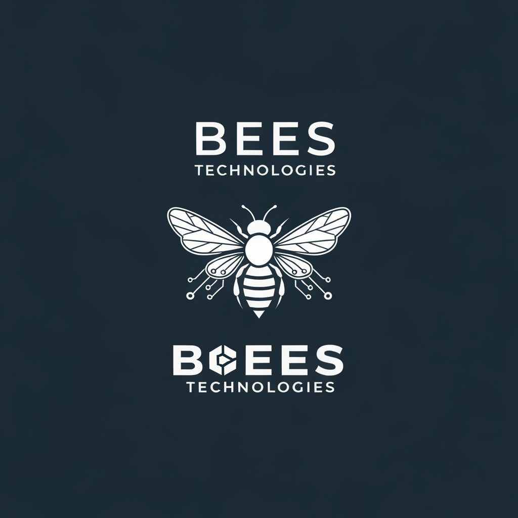 AI Design for You are a world-class Brand Identity Designer with 20+ years of experience creating logos for Fortune 500 technology companies.

Your task is to design a completely original, memorable, and premium logo for:

BEES TECHNOLOGIES

IMPORTANT

Do NOT copy or closely resemble any existing logo.

Take inspiration only from the overall branding philosophy of these technology companies:

https://www.astiltd.com/
https://www.signovatetech.com/
https://www.cloudussoft.com/
https://www.cyndessolutions.com/
http://www.atechcc.com/

Each of these companies has a clean, modern, and distinctive identity. Create a logo that feels equally professional while establishing a unique visual identity for BEES TECHNOLOGIES.

--------------------------------------------------

BRAND PERSONALITY

The logo should communicate:

• Innovation
• Intelligence
• Digital Transformation
• Enterprise Software
• Trust
• Growth
• Precision
• Connectivity
• Scalability
• Security
• Modern Technology
• Professionalism
• Global Business

The logo must look suitable for an international IT consulting and software development company.

--------------------------------------------------

CORE CONCEPT

The logo should subtly combine the ideas of:

• Bee
• Technology
• Digital Network
• Innovation
• Intelligence
• Collaboration
• Honeycomb Geometry
• Enterprise Software
• Future Technology

Avoid using a literal or cartoon bee.

Instead, create an abstract symbol inspired by:

• Bee wings
• Honeycomb hexagons
• Circuit board paths
• Digital nodes
• Connected networks
• Geometric symmetry
• Minimal line art
• Abstract "B"
• Abstract "BT"
• Hive-inspired structure
• AI neural network patterns

The bee concept should be elegant, abstract, and instantly recognizable.

--------------------------------------------------

LOGO STYLE

Premium

Minimal

Flat Design

Modern

Luxury Corporate

Geometric

Clean

Balanced

Professional

Memorable

Timeless

Scalable

International

Tech-focused

--------------------------------------------------

ICON STYLE

Create a unique icon that can work independently from the text.

The icon should be usable as:

• Website favicon
• Mobile app icon
• Social media profile
• Business card
• Letterhead
• Software icon
• Mobile splash screen

The icon must remain recognizable even at 24×24 pixels.

--------------------------------------------------

TYPOGRAPHY

Wordmark:

BEES

Bold

Modern

Clean

Geometric

TECHNOLOGIES

Smaller

Professional

Well spaced

Minimal

Use a custom geometric sans-serif style inspired by modern corporate branding.

Do not use decorative or playful fonts.

--------------------------------------------------

COLOR PALETTE

Primary

Deep Royal Blue (#0A3D91)

Secondary

Electric Cyan (#00C8FF)

Accent

Golden Honey (#F5B400)

Neutral

White

Dark Navy

Charcoal Gray

Use subtle gradients only if they enhance the premium look.

The logo must also work perfectly in:

• Full color
• Black
• White
• Monochrome
• Dark background
• Light background

--------------------------------------------------

DESIGN PRINCIPLES

Use:

Golden Ratio

Grid System

Balanced Geometry

Symmetry

Negative Space

Minimal Shapes

Modern Visual Hierarchy

The logo should feel mathematically balanced and professionally engineered.

--------------------------------------------------

VISUAL INSPIRATION

Think of a logo style suitable for companies like:

• Microsoft
• IBM
• Cisco
• Intel
• SAP
• Adobe
• Oracle
• Accenture

without resembling any of them.

The logo should convey enterprise-grade reliability and innovation.

--------------------------------------------------

DELIVERABLES

Generate:

1. Primary Logo
2. Horizontal Version
3. Vertical Version
4. Icon Only
5. Monochrome Version
6. White Version
7. Dark Background Version
8. Favicon (Square)
9. App Icon Concept

Also provide:

• Brand color palette
• Typography recommendation
• Grid construction
• Safe spacing
• Minimum logo size
• Logo usage guidelines

--------------------------------------------------

FINAL GOAL

Design a world-class logo that immediately communicates "enterprise technology, innovation, and trust."

The logo should be unique, memorable, timeless, and instantly identifiable as the brand identity of BEES TECHNOLOGIES. It should stand alongside leading global IT consulting companies while maintaining its own original visual language.