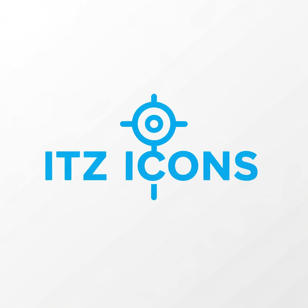 I make a logo.logo name (ITZ ICONS