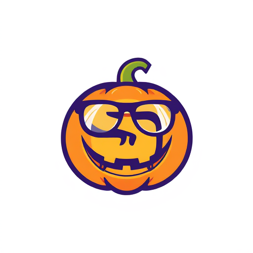 AI Design for design a logo for a twitch channel with an “S” in it with glasses in front of it. Then a Smile underneath it (like a carved pumpkin)