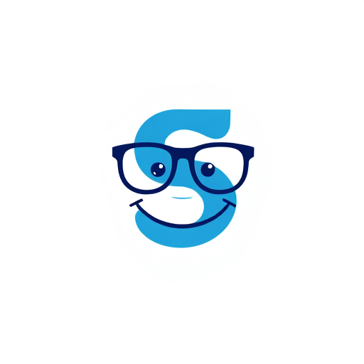AI Design for design a logo to have an “S” in it with glasses in front of it. Then a Smile underneath it in mascot logo style