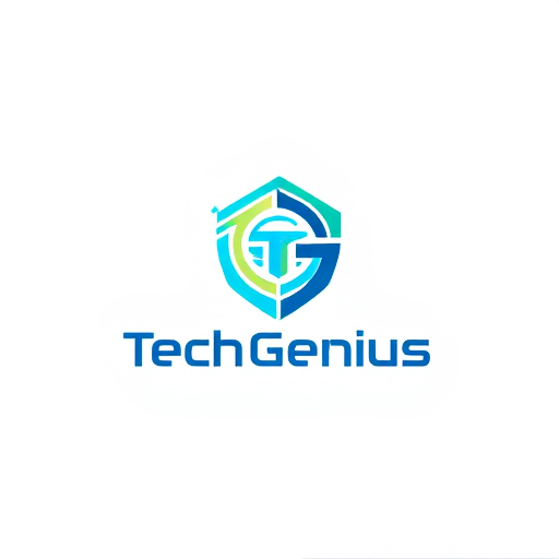 AI Design for design a logo for electronic accessories shop called 'Tech Genius'