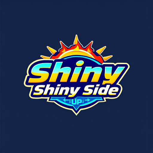 AI Design for design a colorful, fun, and catchy logo for a carwash company named shiny side up