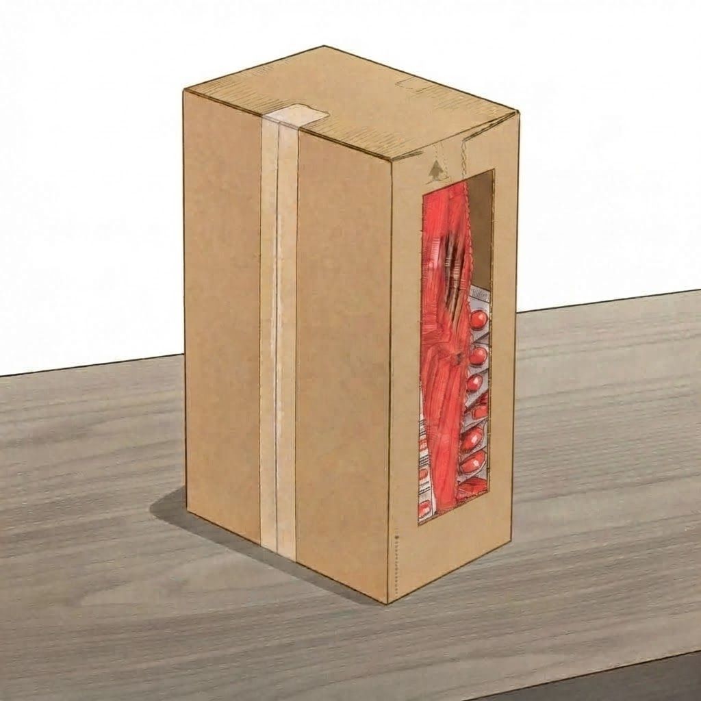 AI Design for The area highlighted in semi-transparent red in this image indicates where to make changes. make opening bigger, rectangular ripped orderly, keep products showing